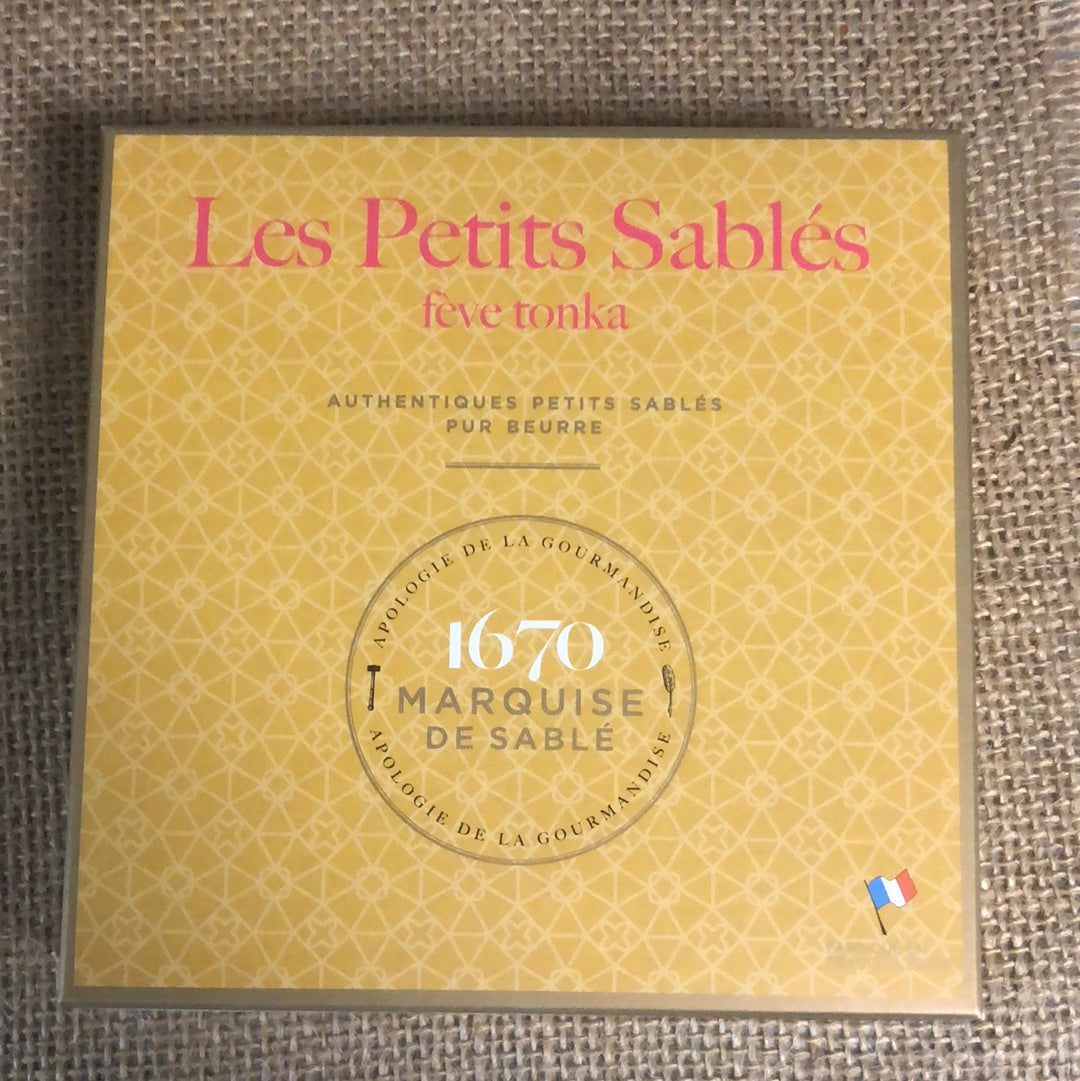 Petits sablés à la fève tonka 100g