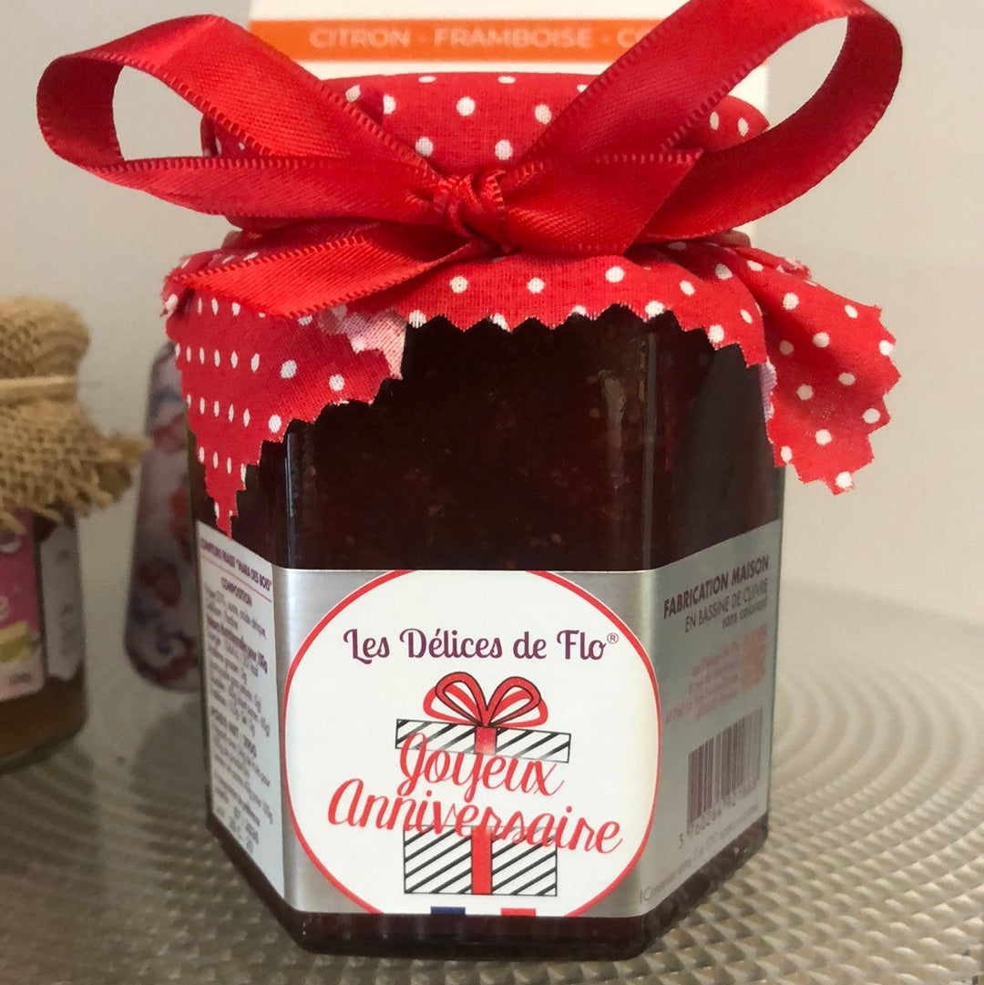 Confiture « joyeux anniversaire » 290g