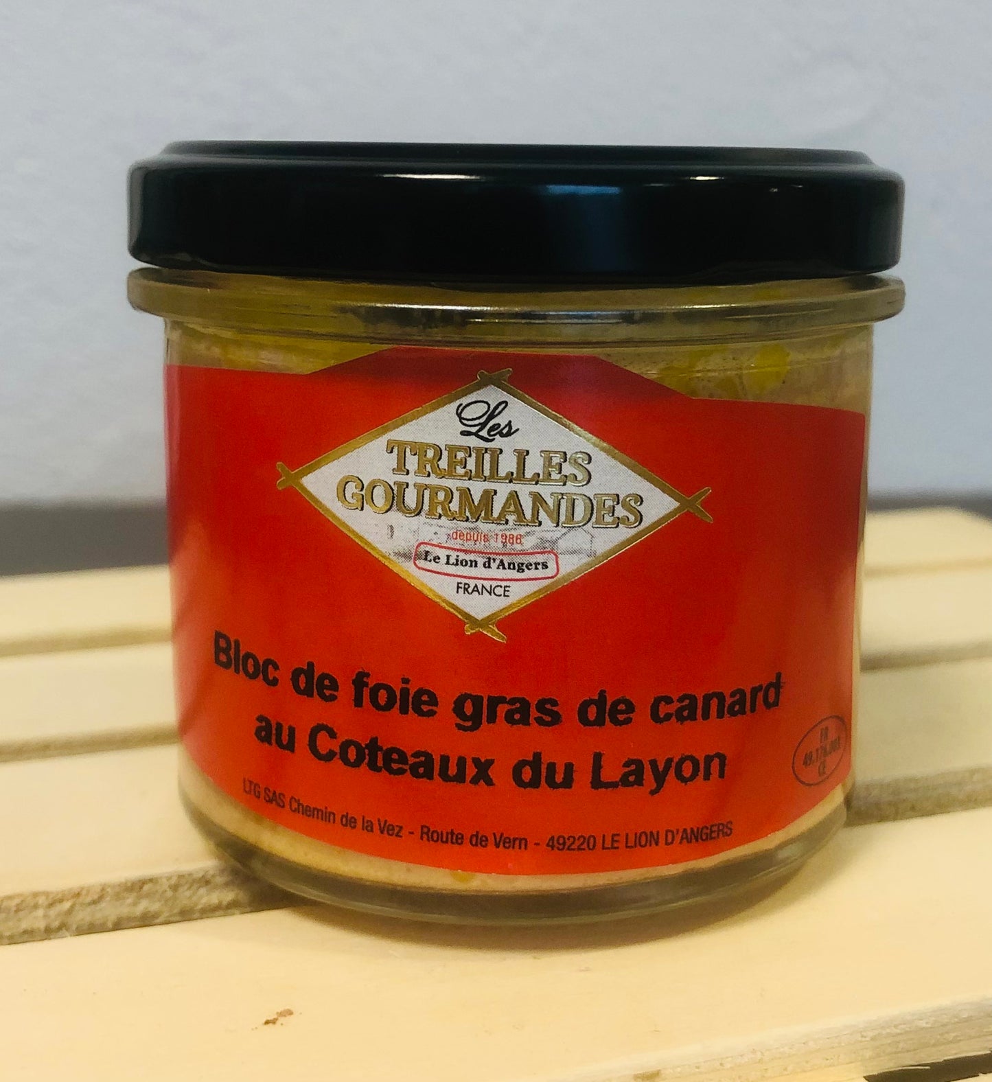 Bloc de foie gras de canard au coteaux du layon 90g