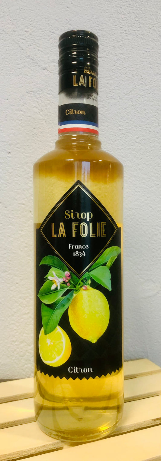 Sirop de citron La Folie 70cl