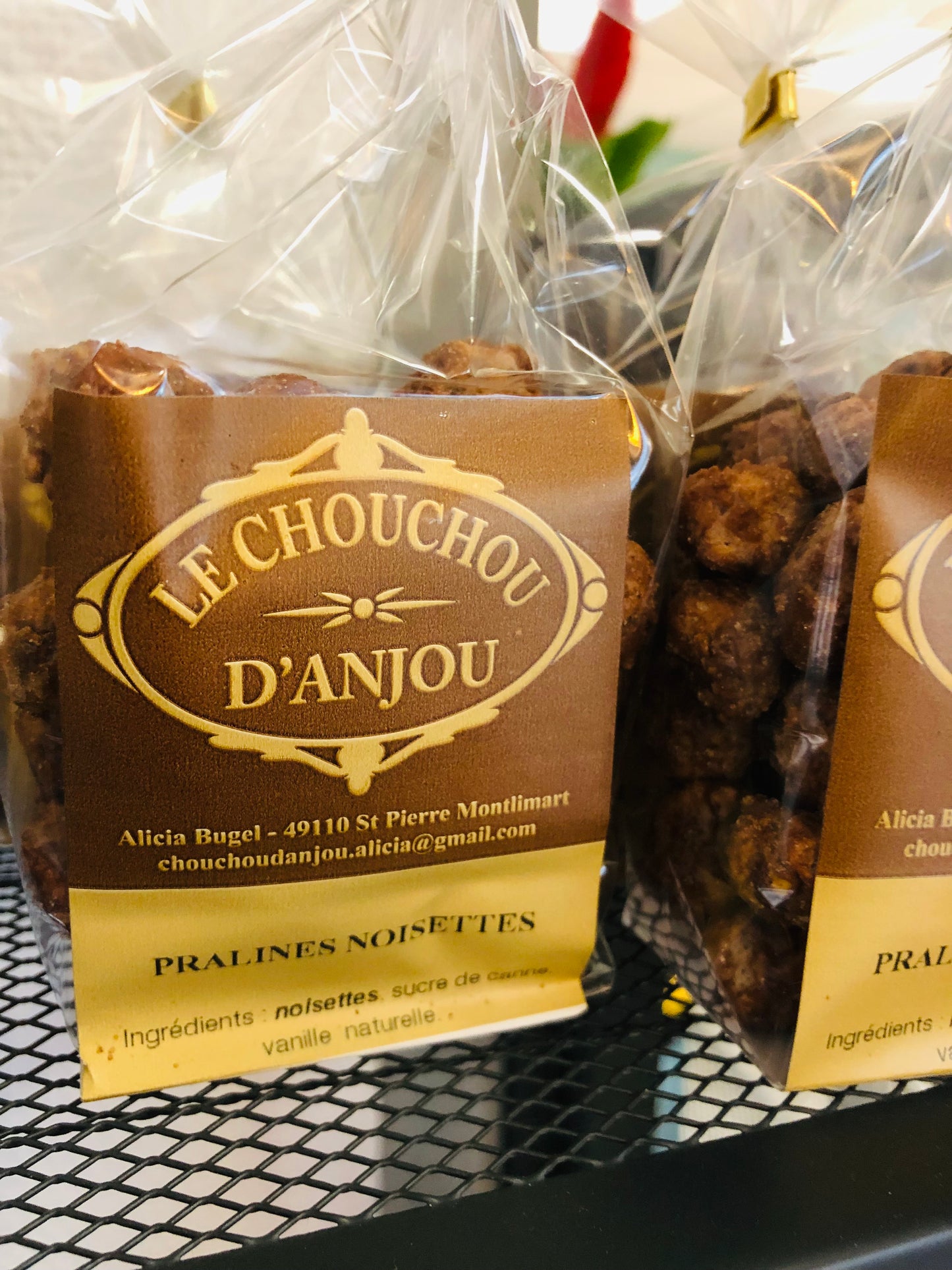 Chouchou d’Anjou - pralines noisettes 100g