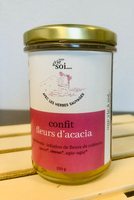 Confit de fleurs d’acacia 230g