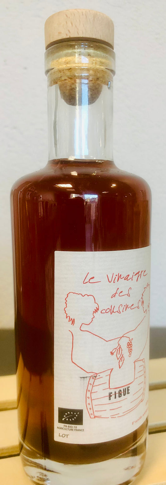 Vinaigre de vin rouge bio à la figue 20cl