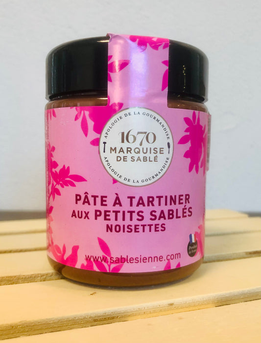 Pâte à tartiner aux petits sablés et aux noisettes 250g