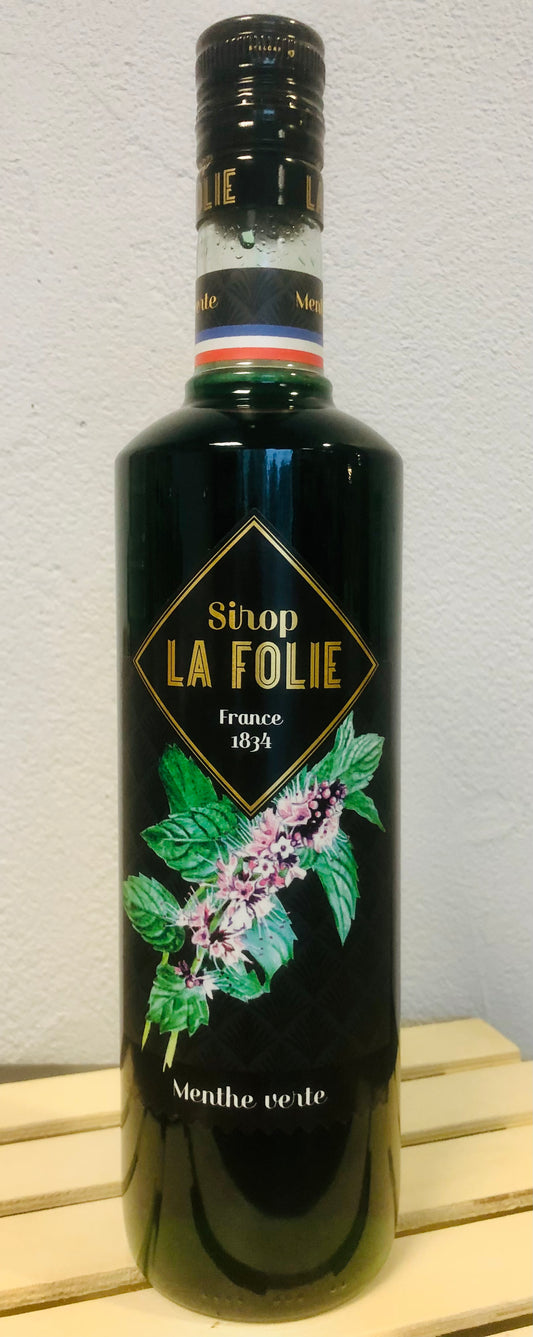 Sirop de menthe La Folie 70cl